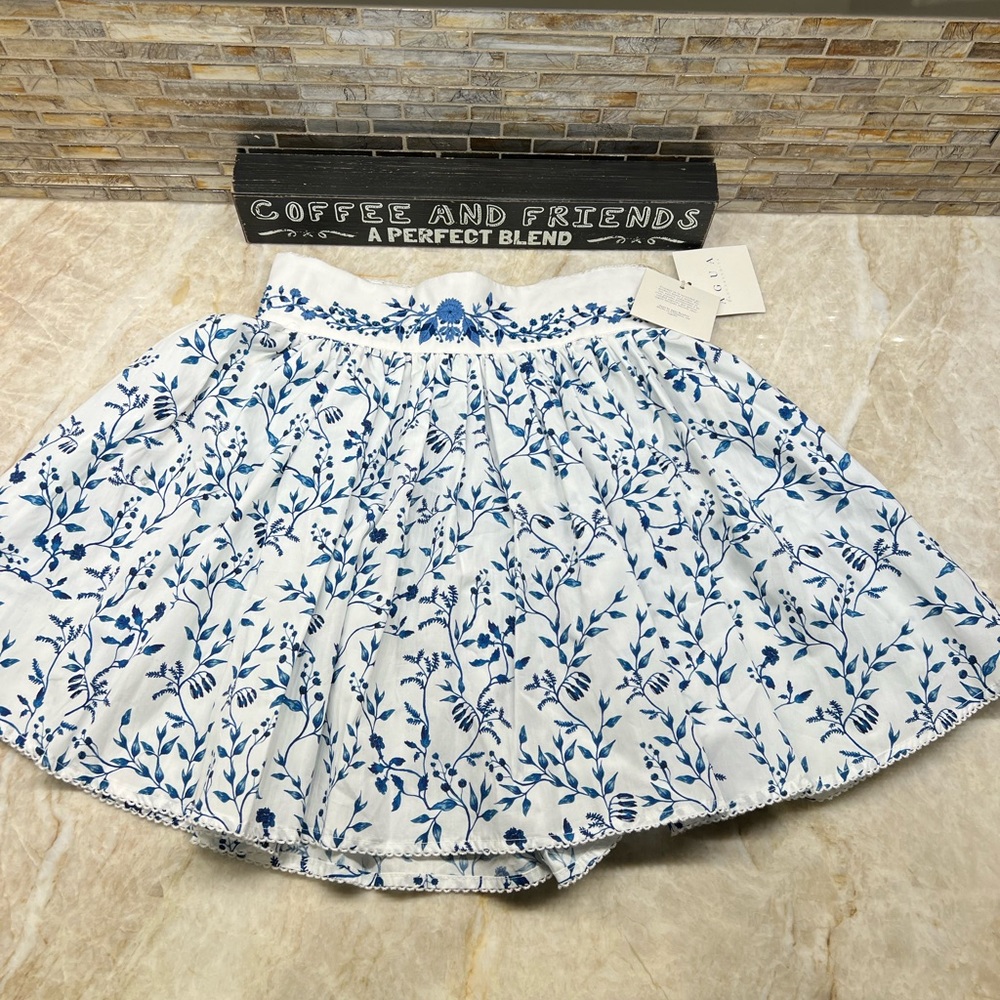 AGUA BY AGUA BENDITA Arandano Floral Cotton Mini Skirt - Picture 6 of 12